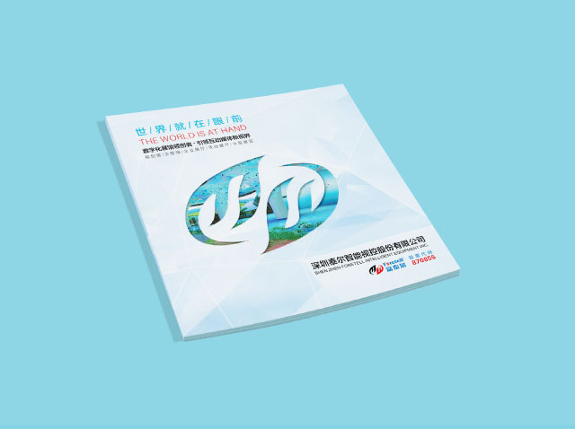 科技畫冊設計-深圳泰爾視控上市公司
